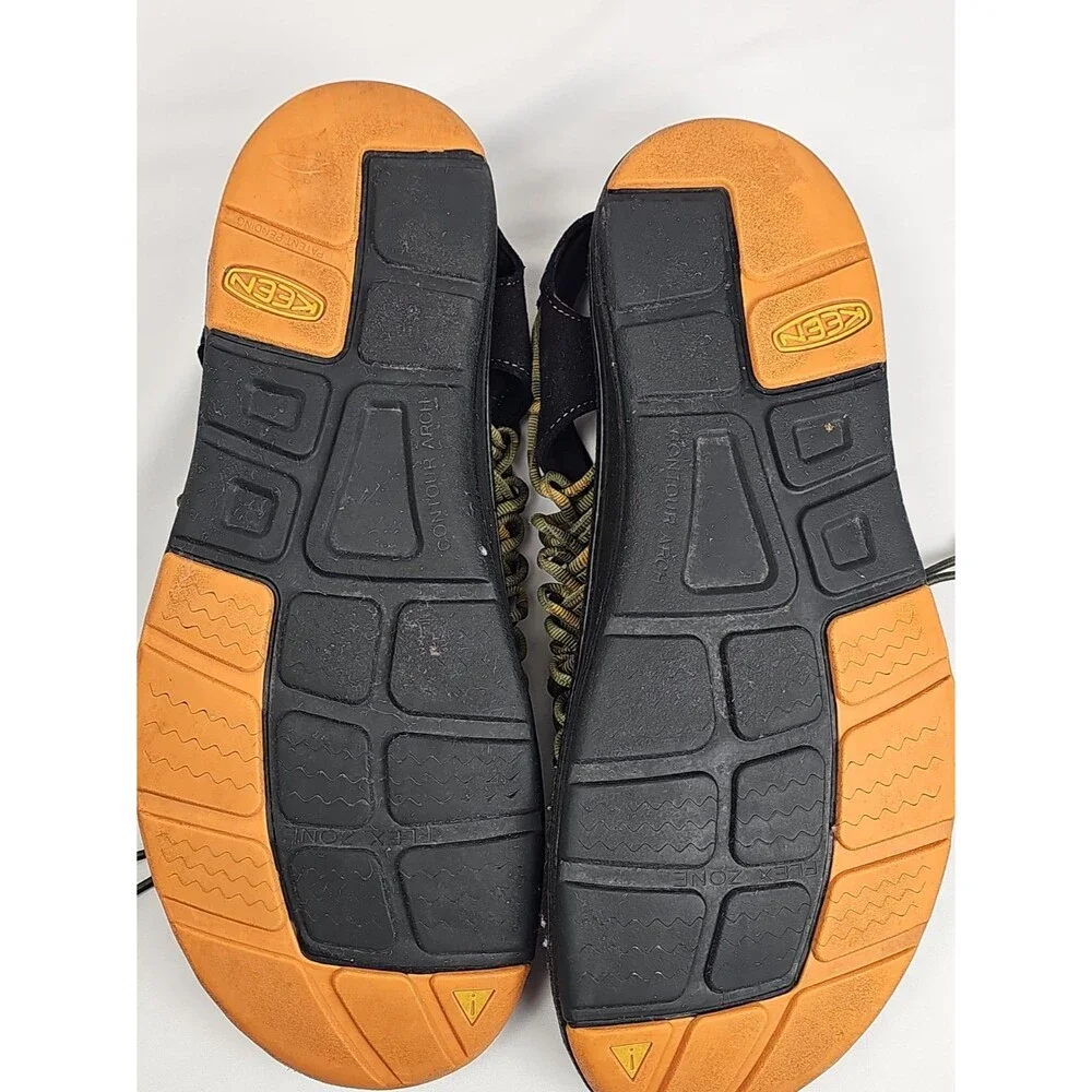 KEEN Uneek Cord Woven  1013890 Breathable Gorpcore Hiking Sandals Black Mens 13